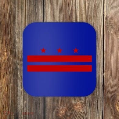 Patriotic State Flag Of Washington Dc Cool Gift Coaster
