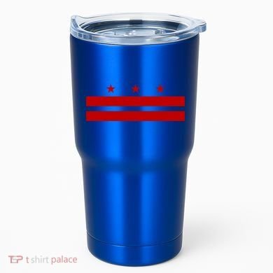 Patriotic State Flag Of Washington Dc Cool Gift Tumbler