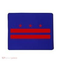 Patriotic State Flag Of Washington Dc Cool Gift Mousepad thumb 0