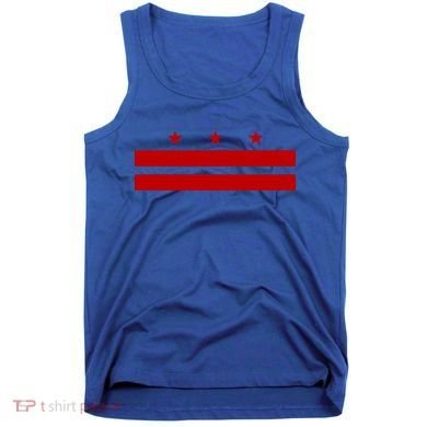 Patriotic State Flag Of Washington Dc Cool Gift Tank Top