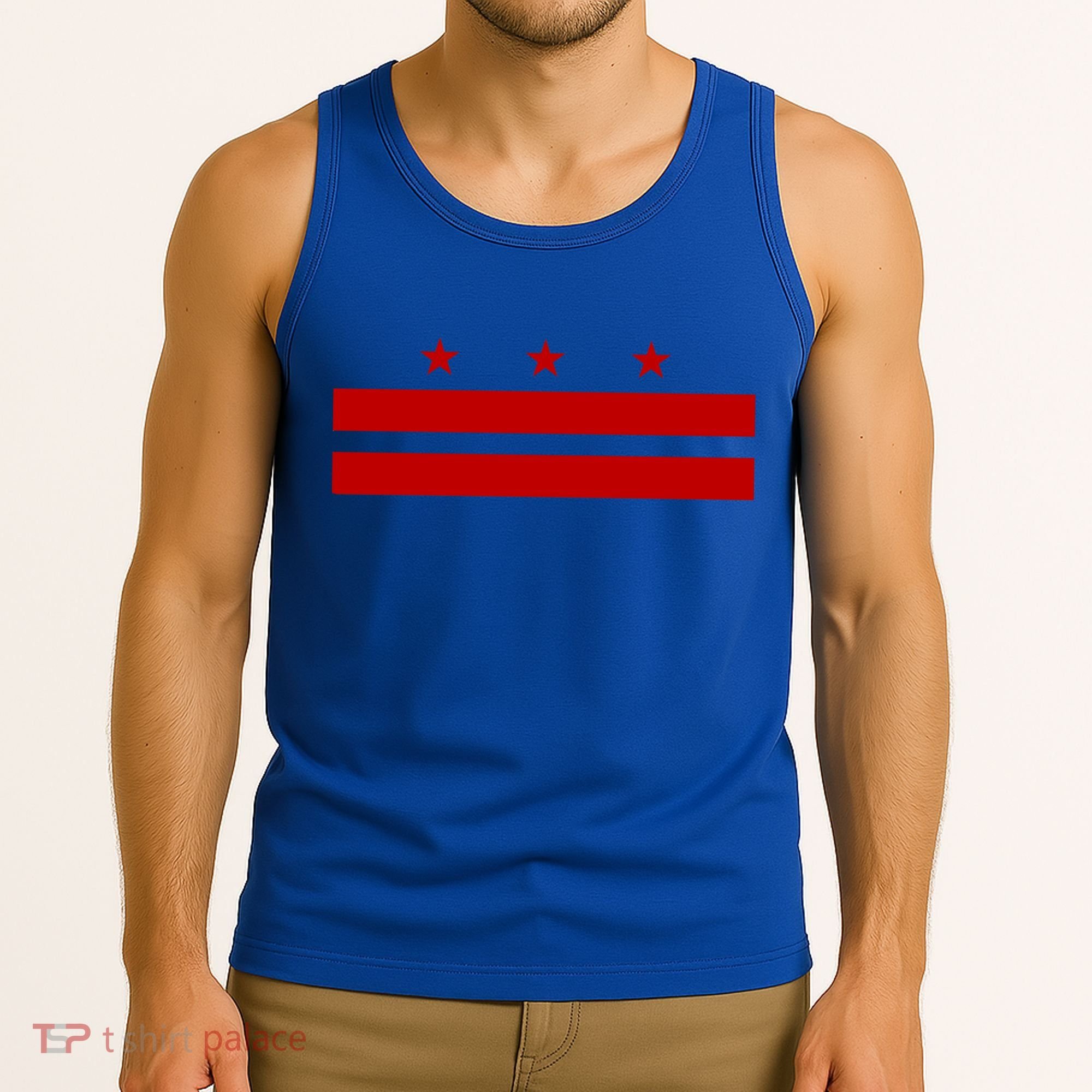 Patriotic State Flag Of Washington Dc Cool Gift Tank Top