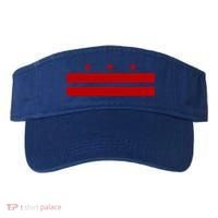Patriotic State Flag Of Washington Dc Cool Gift Visor thumb 0