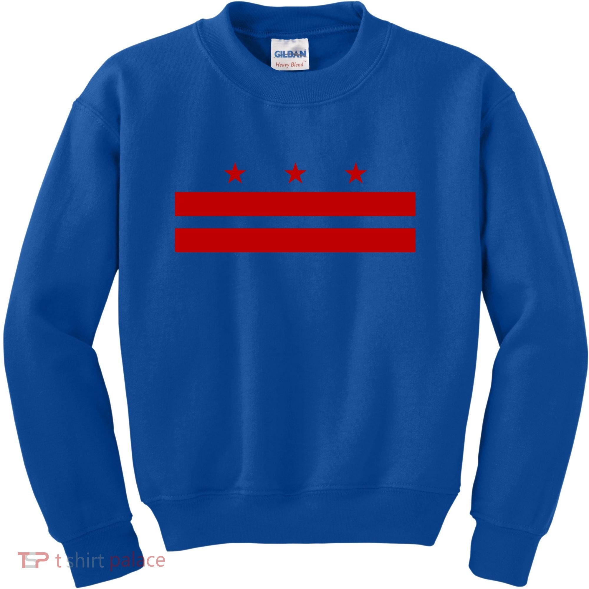 Patriotic State Flag Of Washington Dc Cool Gift Kids Sweatshirt