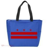 Patriotic State Flag Of Washington Dc Cool Gift Tote Bag thumb 0