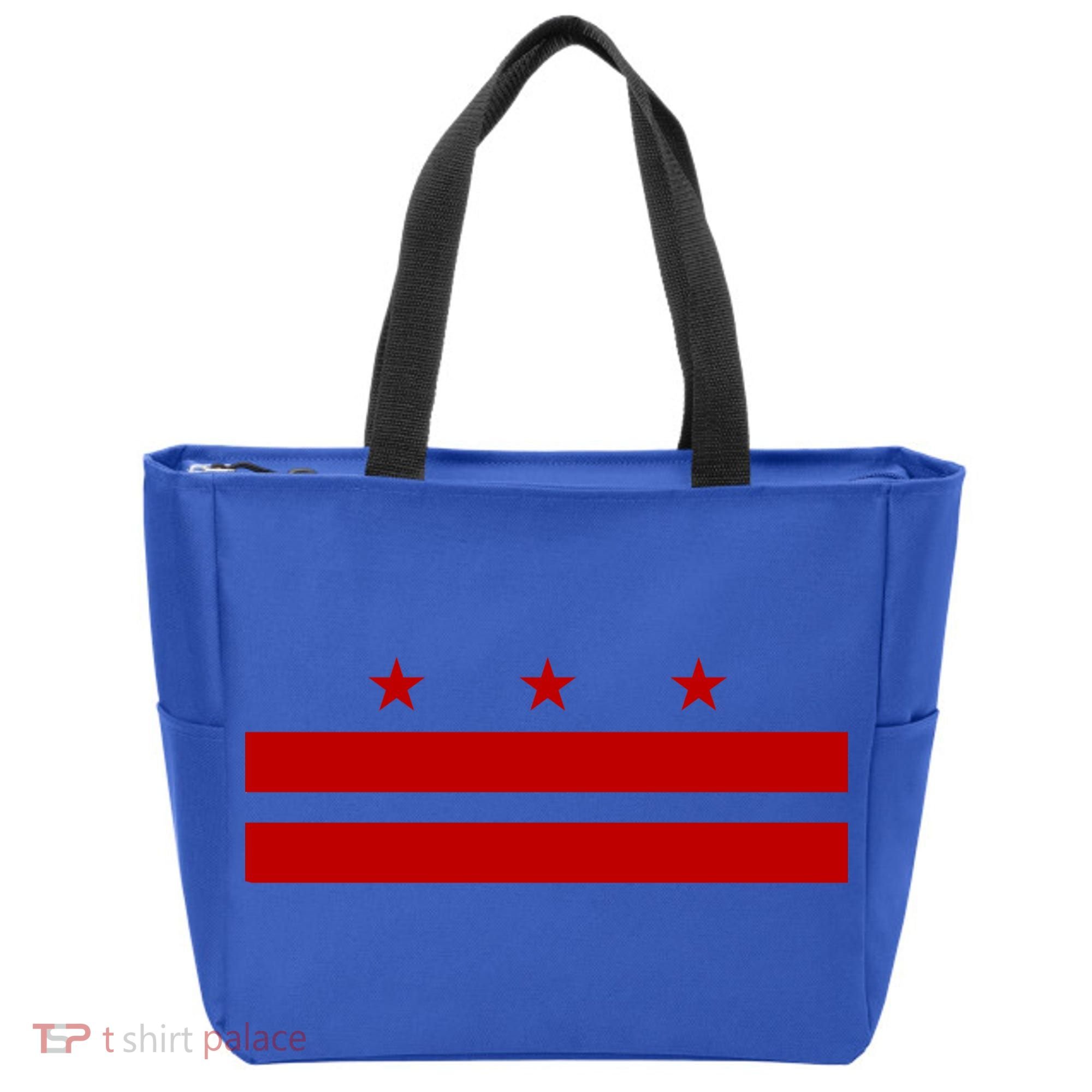 Patriotic State Flag Of Washington Dc Cool Gift Tote Bag