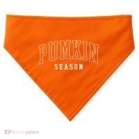 Pumpkin Season Fall Lover USA-Made Doggie Bandana thumb 0