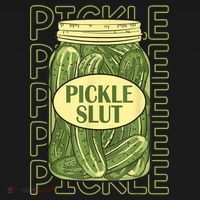 Pickle Slut Funny Pickle Slut Who Loves Pickles Apron thumb 3