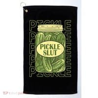 Pickle Slut Funny Pickle Slut Who Loves Pickles Golf Towel thumb 0