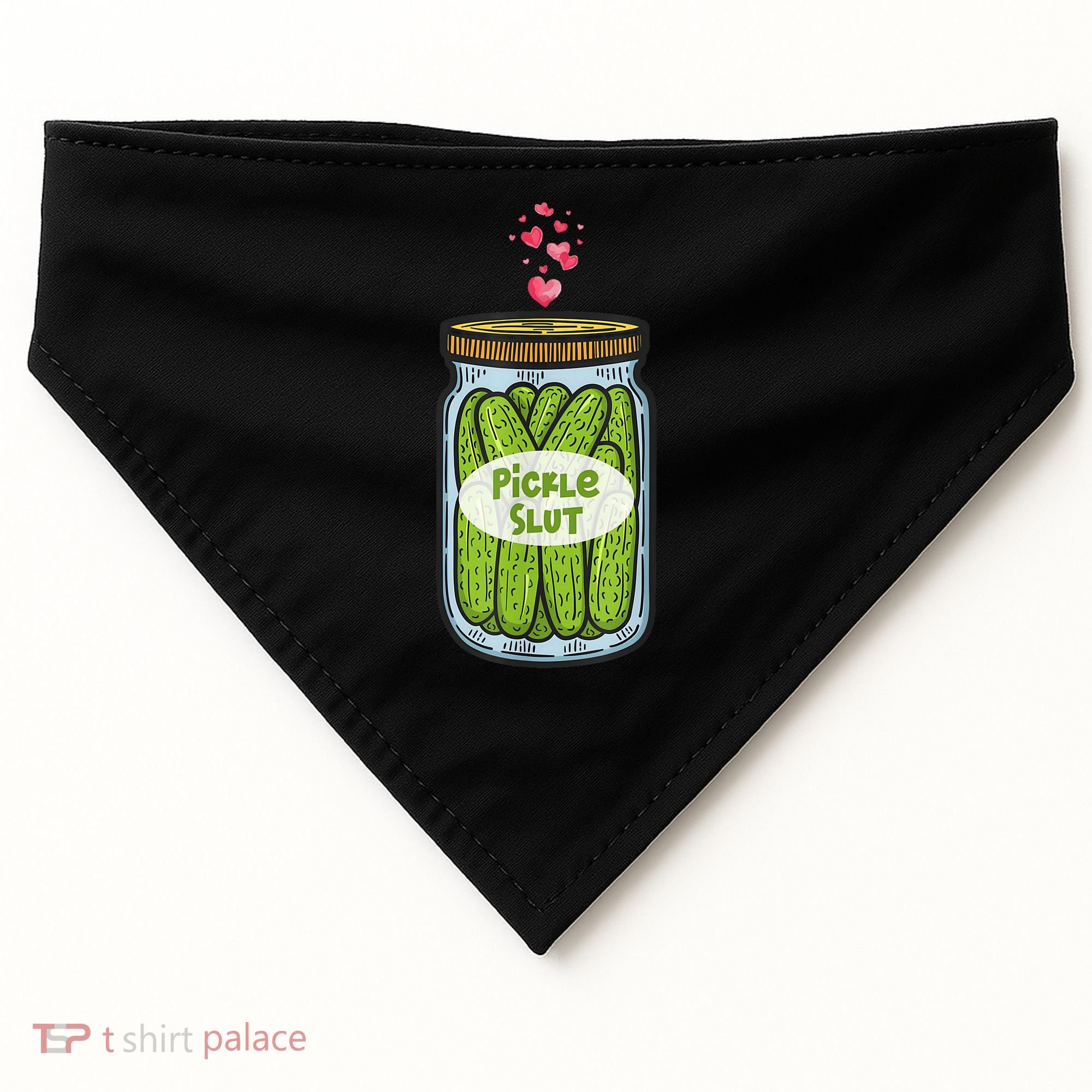 Pickle Slut For Dill And Pickle Lover USA-Made Doggie Bandana