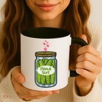 Pickle Slut For Dill And Pickle Lover Coffee Mug thumb 3