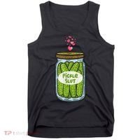 Pickle Slut For Dill And Pickle Lover Tank Top thumb 0