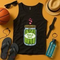 Pickle Slut For Dill And Pickle Lover Tank Top thumb 4