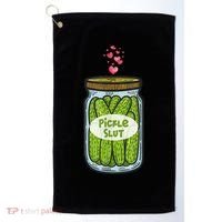 Pickle Slut For Dill And Pickle Lover Golf Towel thumb 0