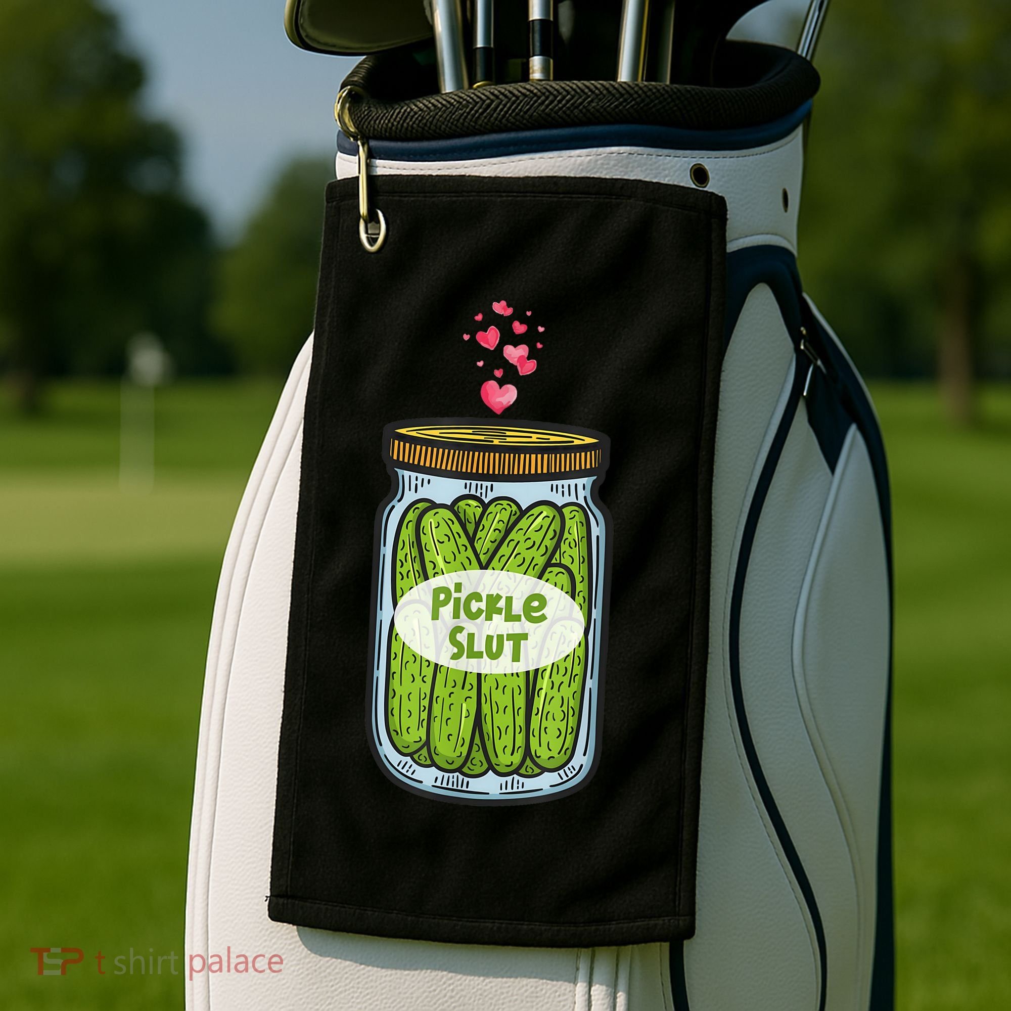 Pickle Slut For Dill And Pickle Lover Golf Towel