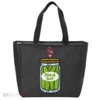 Pickle Slut For Dill And Pickle Lover Tote Bag thumb 0