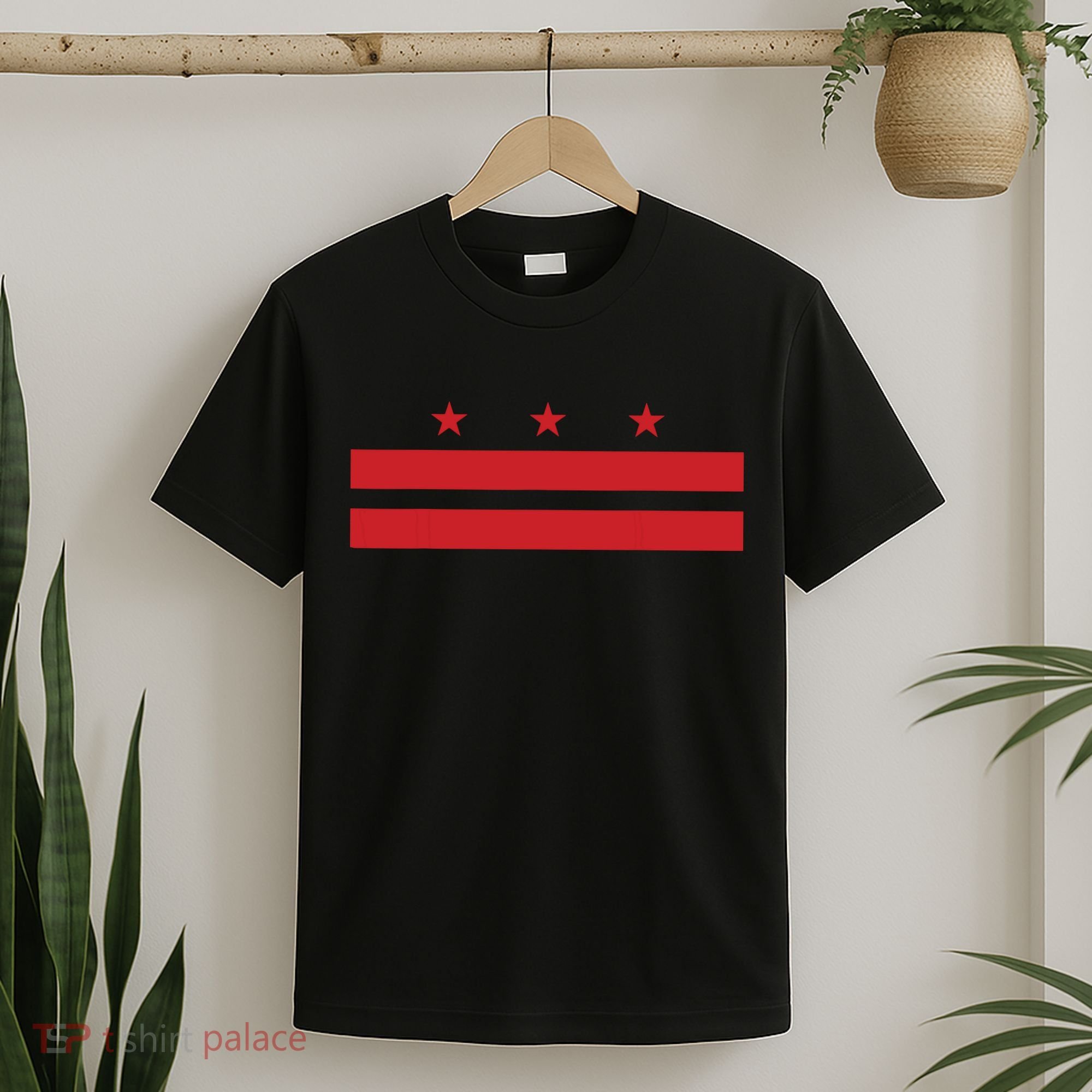 Patriotic State Flag Of Washington Dc T-Shirt