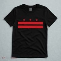 Patriotic State Flag Of Washington Dc T-Shirt thumb 5