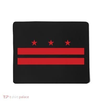 Patriotic State Flag Of Washington Dc Mousepad