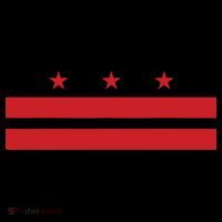 Patriotic State Flag Of Washington Dc Mousepad thumb 1