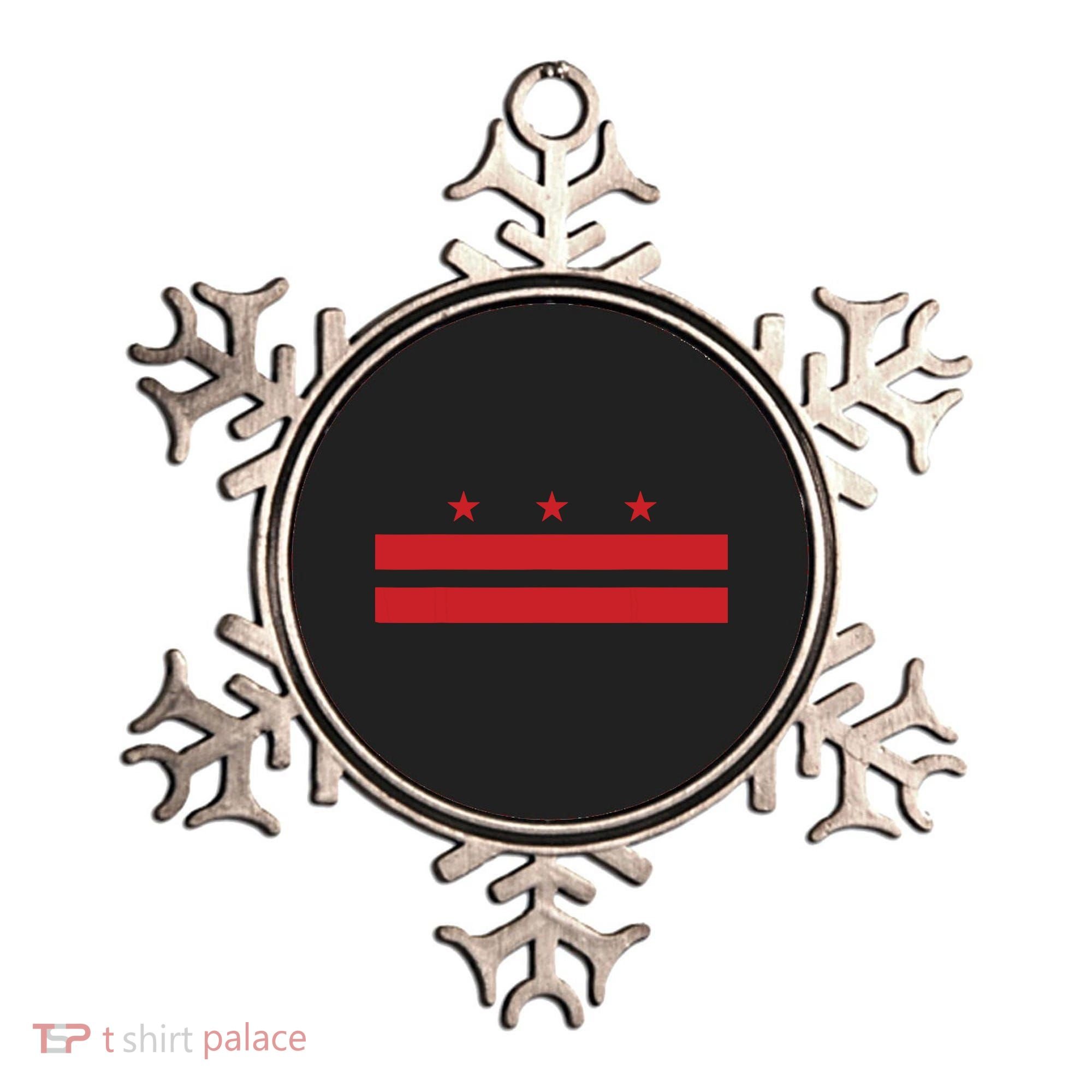 Patriotic State Flag Of Washington Dc Ornament