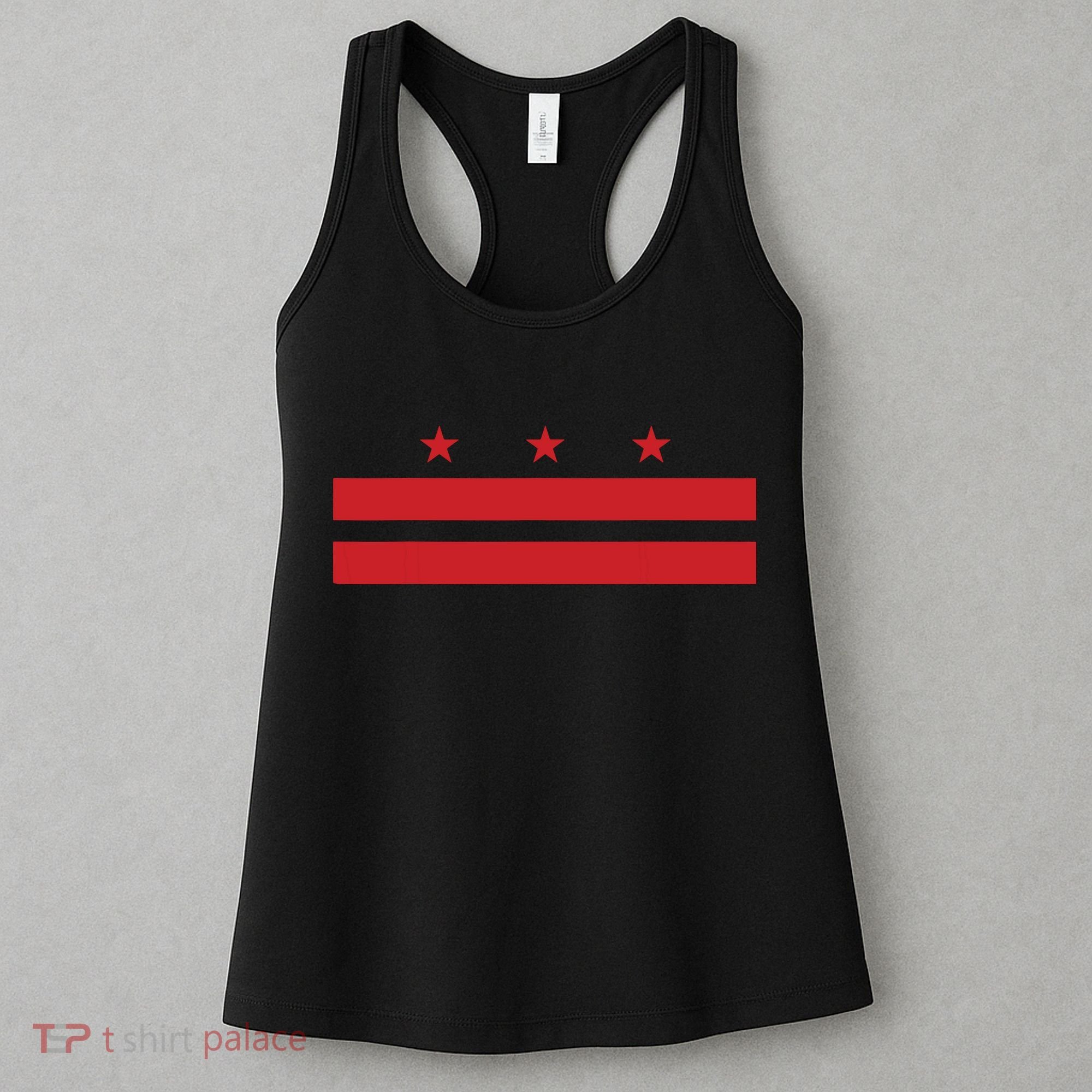 Patriotic State Flag Of Washington Dc Women's Tank Top