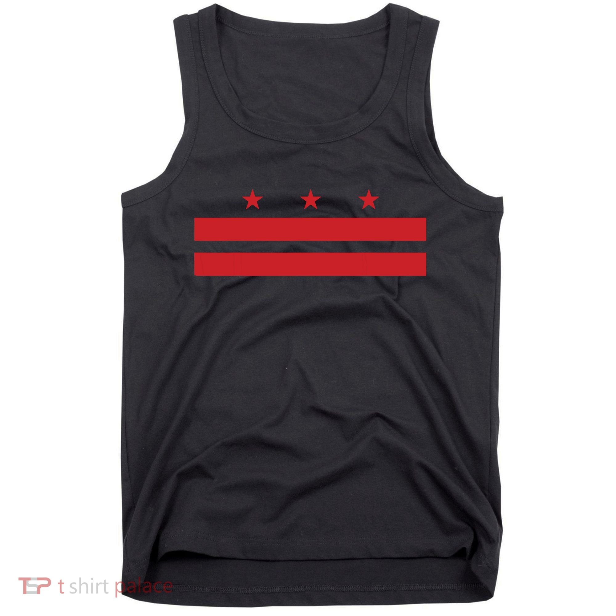 Patriotic State Flag Of Washington Dc Tank Top