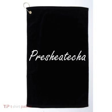 Presheatecha Script Funny Word Chicken Shack Golf Towel