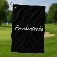 Presheatecha Script Funny Word Chicken Shack Golf Towel thumb 1