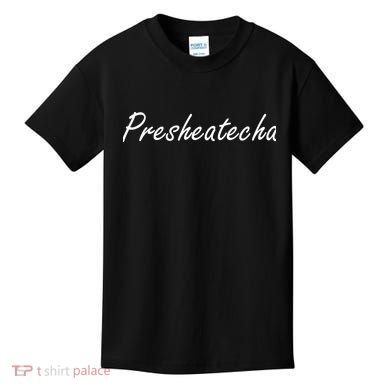 Presheatecha Script Funny Word Chicken Shack Kids T-Shirt