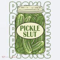 Pickle Slut Funny Pickle Lover Sueded Cloud Jersey T-Shirt thumb 2