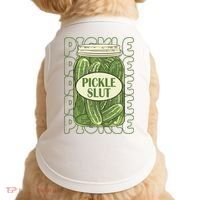 Pickle Slut Funny Pickle Lover Doggie Tank thumb 0