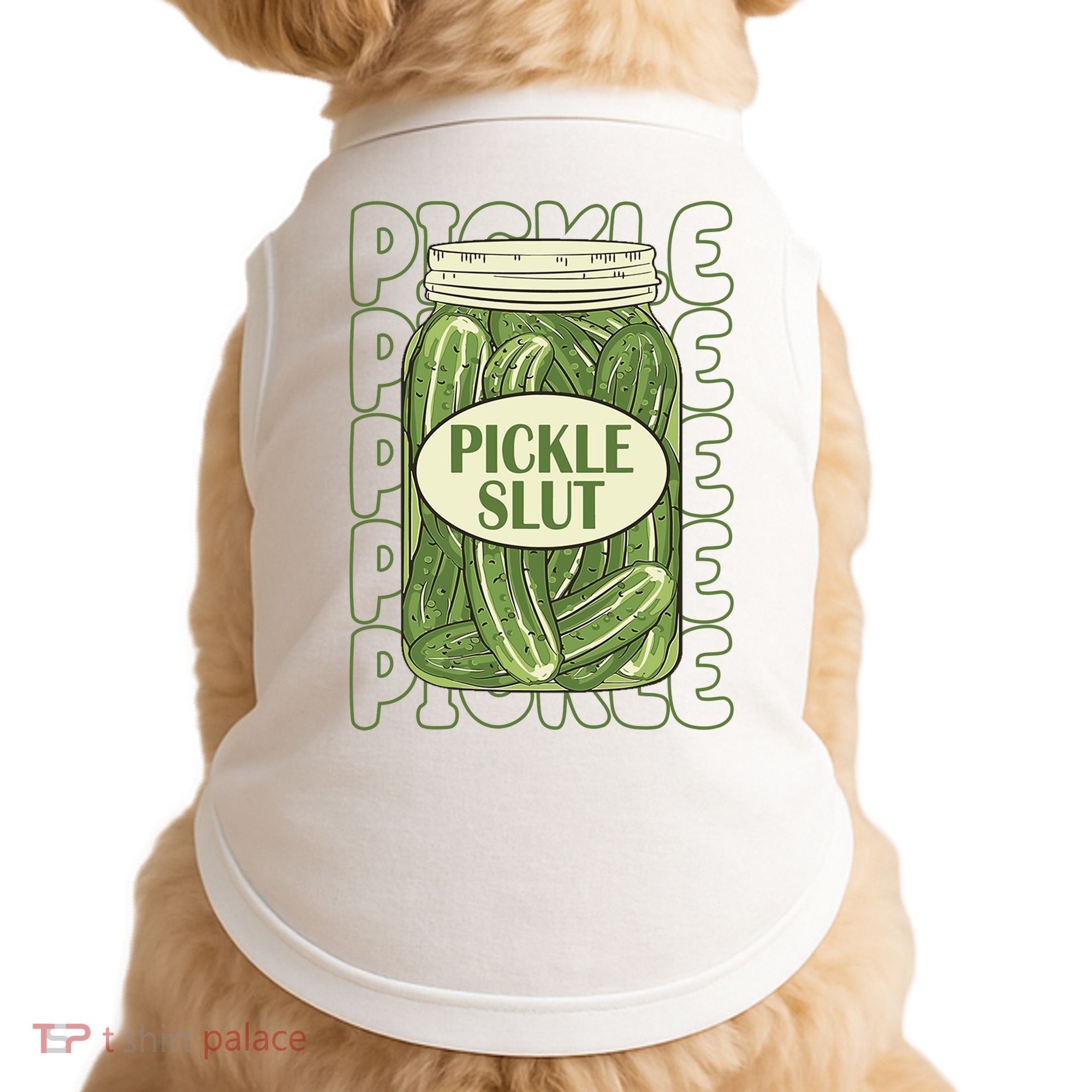 Pickle Slut Funny Pickle Lover Doggie Tank