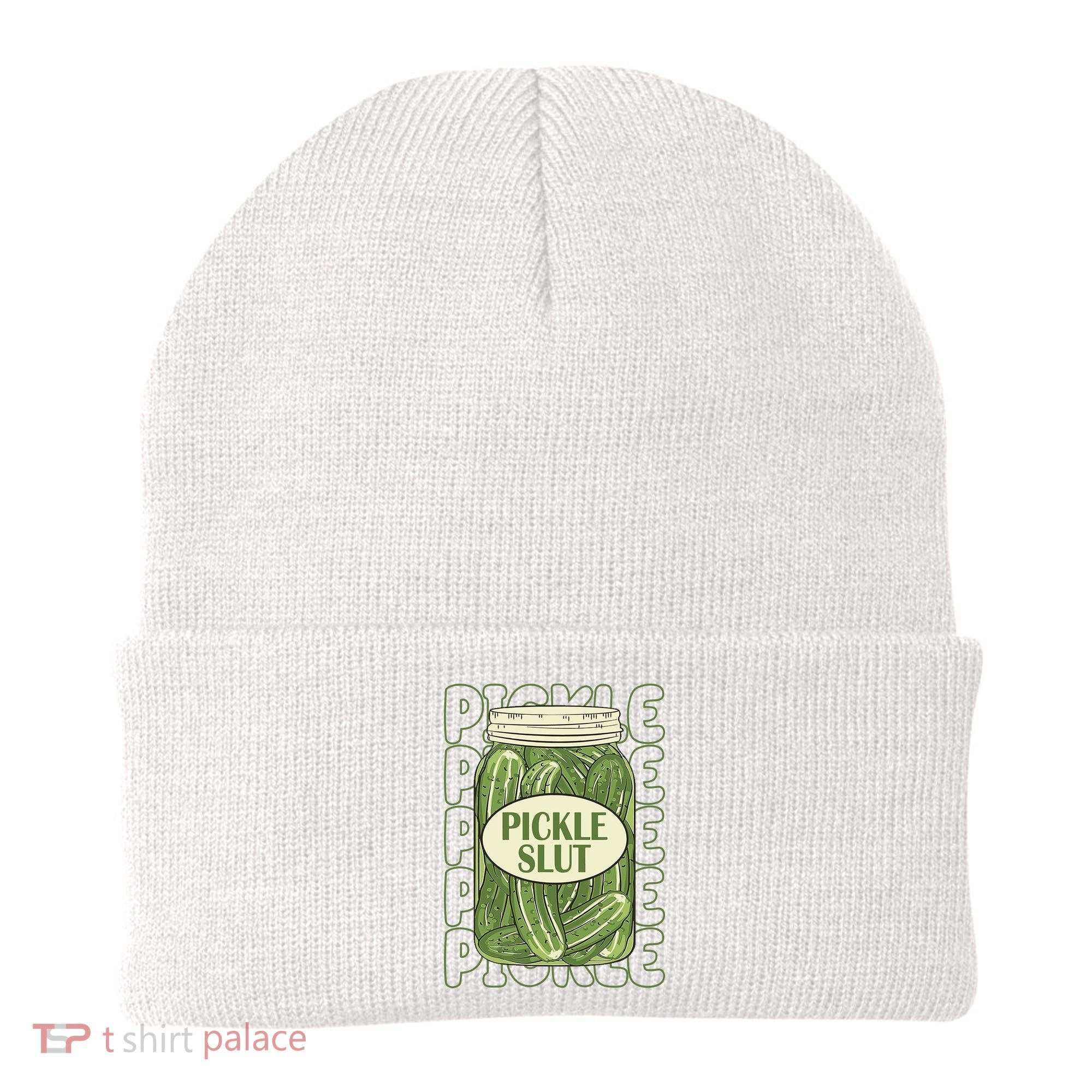 Pickle Slut Funny Pickle Lover Beanie