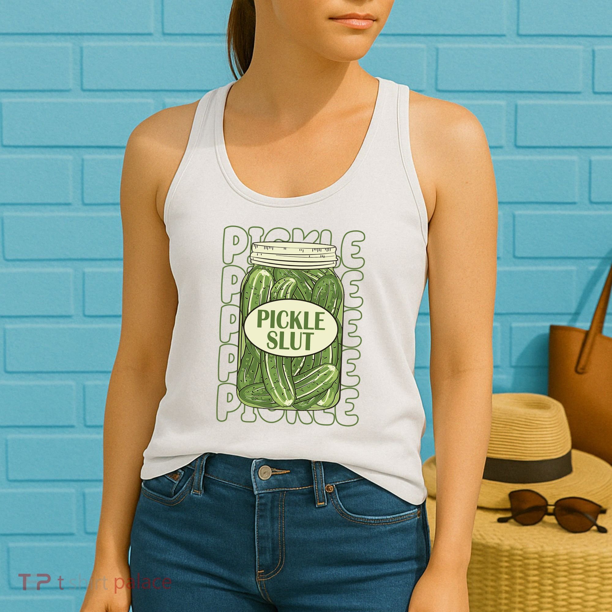 Pickle Slut Funny Pickle Lover Women's Tank Top