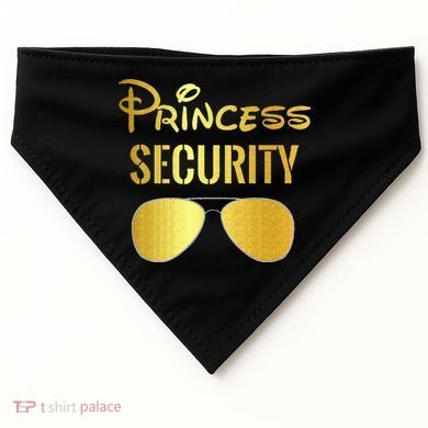 Princess Security For Men Women USA-Made Doggie Bandana