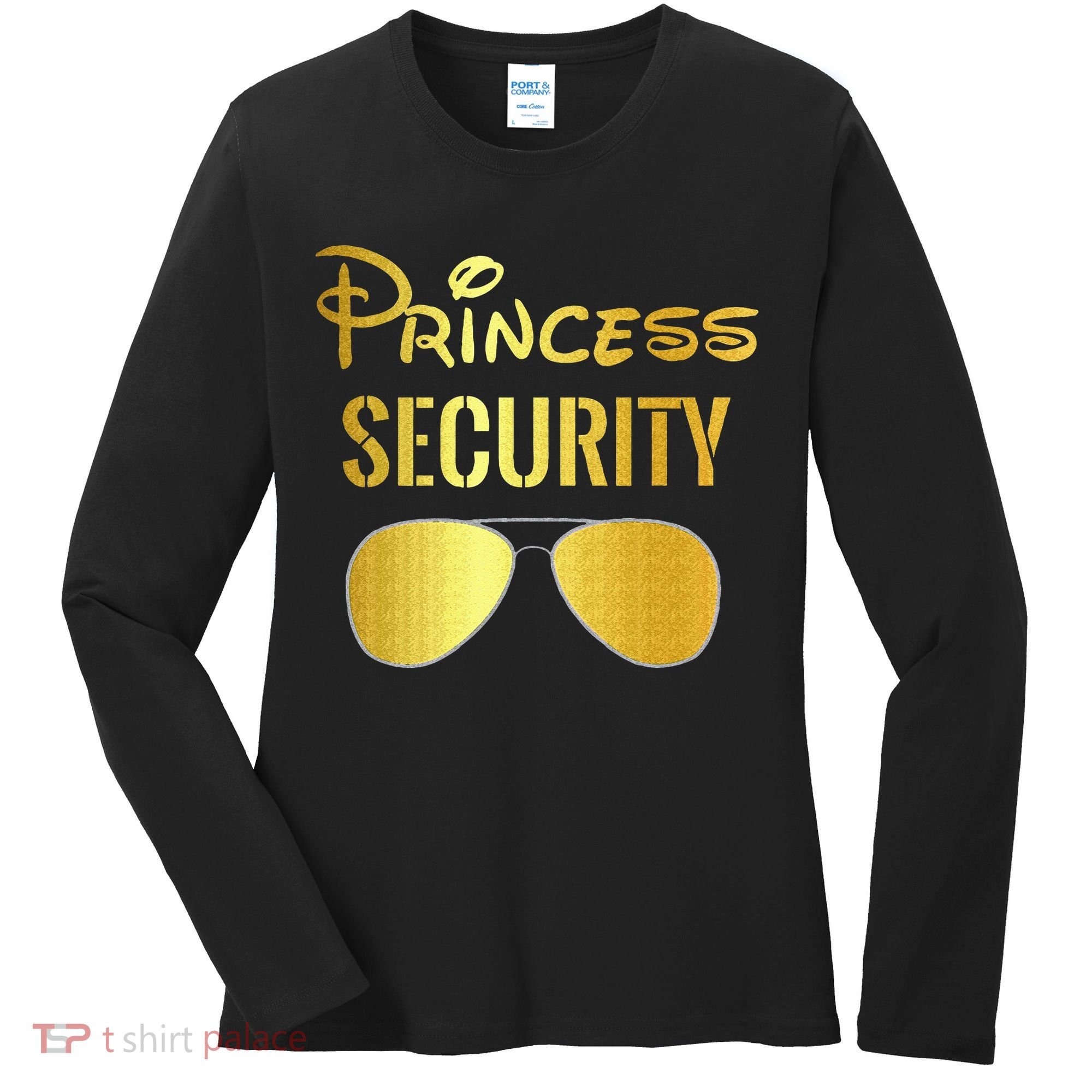 Princess Security For Men Women Women's Long Sleeve Shirt
