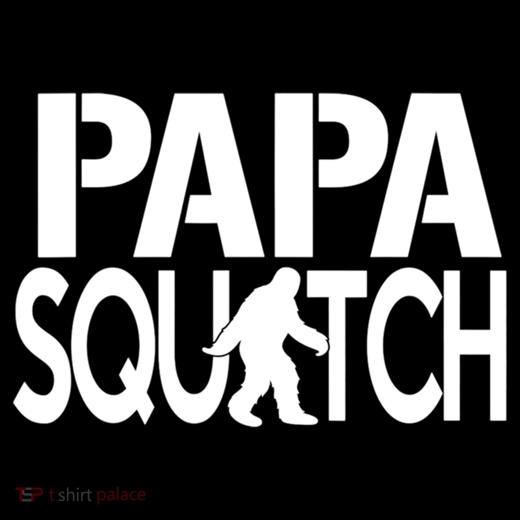 Papa Squatch For Dad Sasquatch Bigfoot Gift Bucket Hat