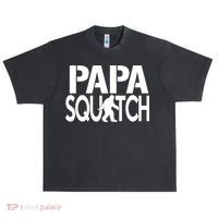 Papa Squatch For Dad Sasquatch Bigfoot Gift Urban Oversized Heavyweight T-Shirt thumb 0