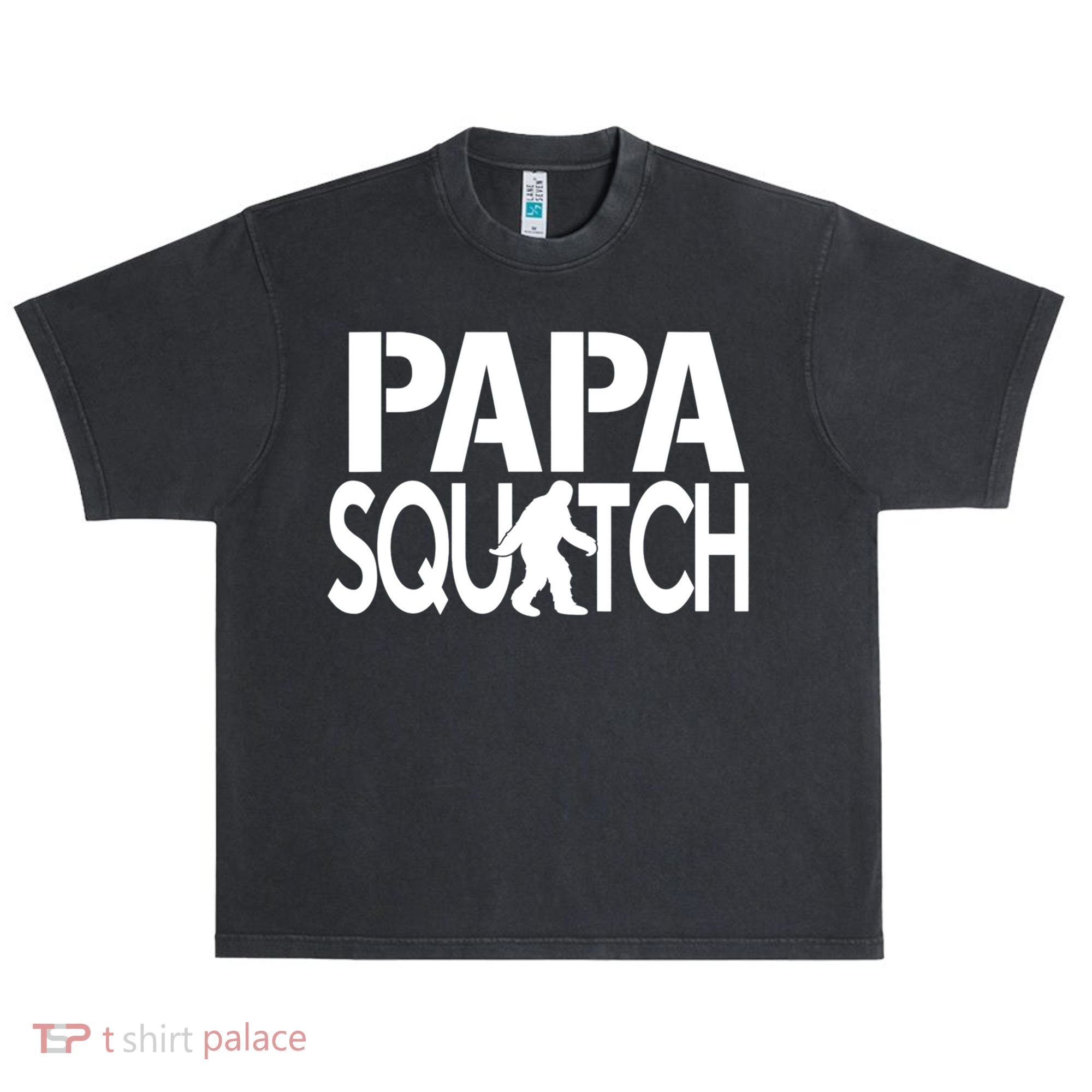 Papa Squatch For Dad Sasquatch Bigfoot Gift Urban Oversized Heavyweight T-Shirt