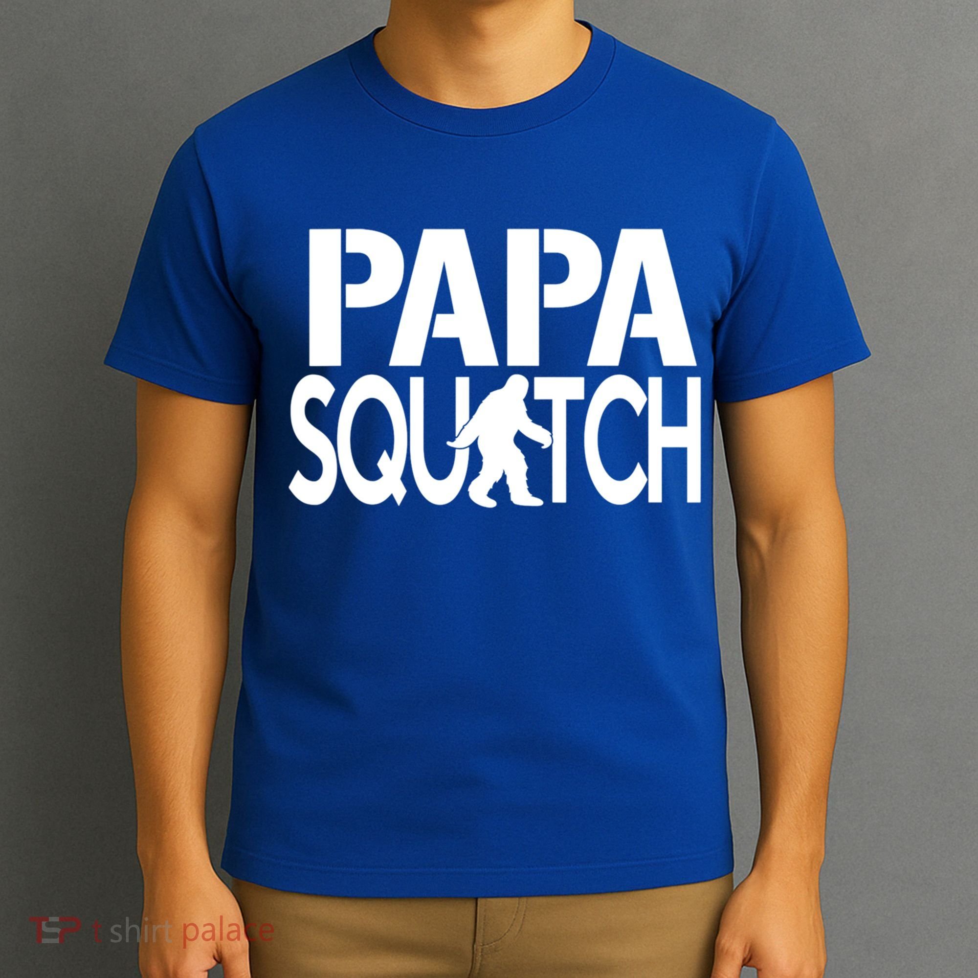 Papa Squatch For Dad Sasquatch Bigfoot Gift T-Shirt