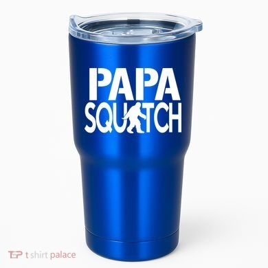 Papa Squatch For Dad Sasquatch Bigfoot Gift Tumbler