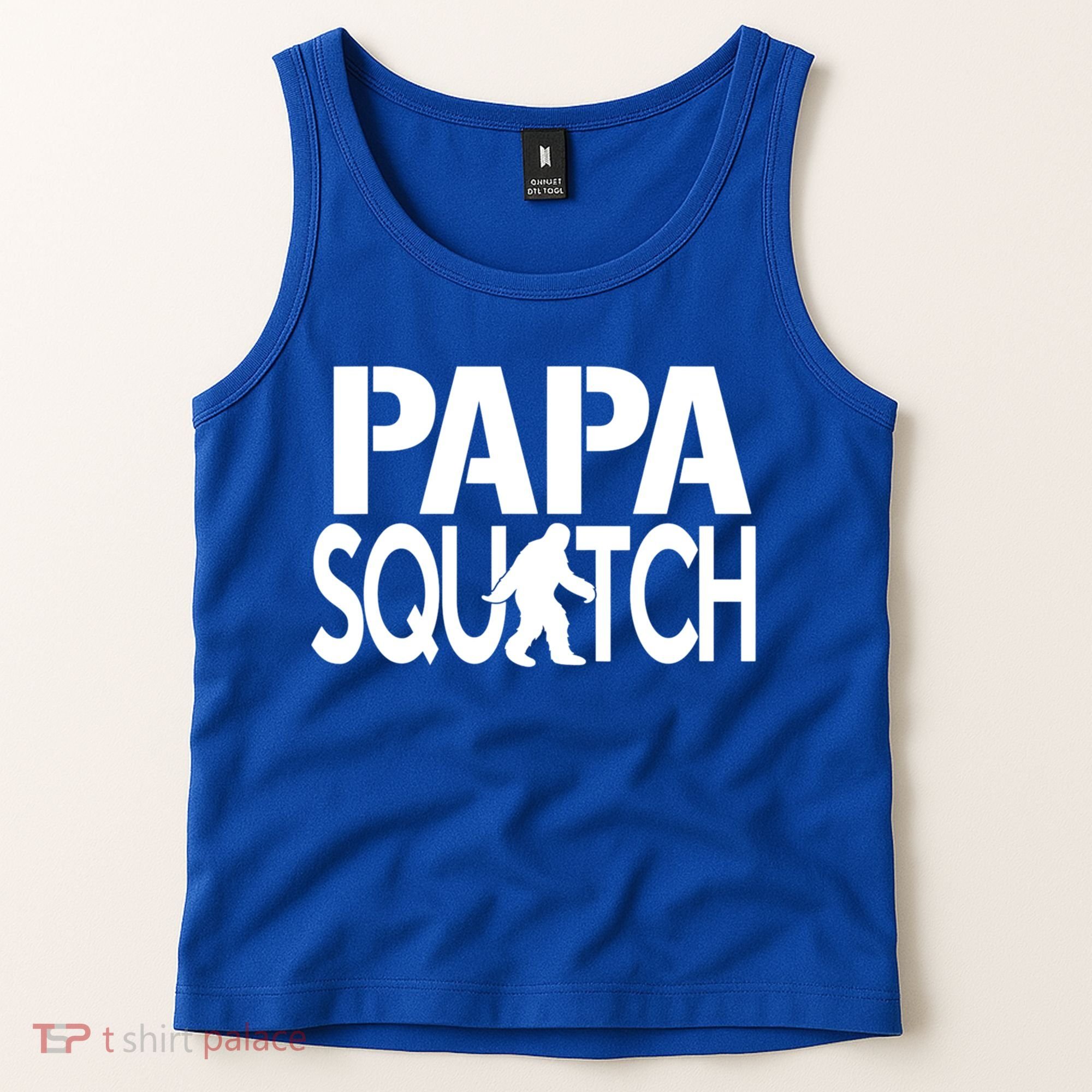 Papa Squatch For Dad Sasquatch Bigfoot Gift Tank Top