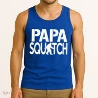 Papa Squatch For Dad Sasquatch Bigfoot Gift Tank Top thumb 3