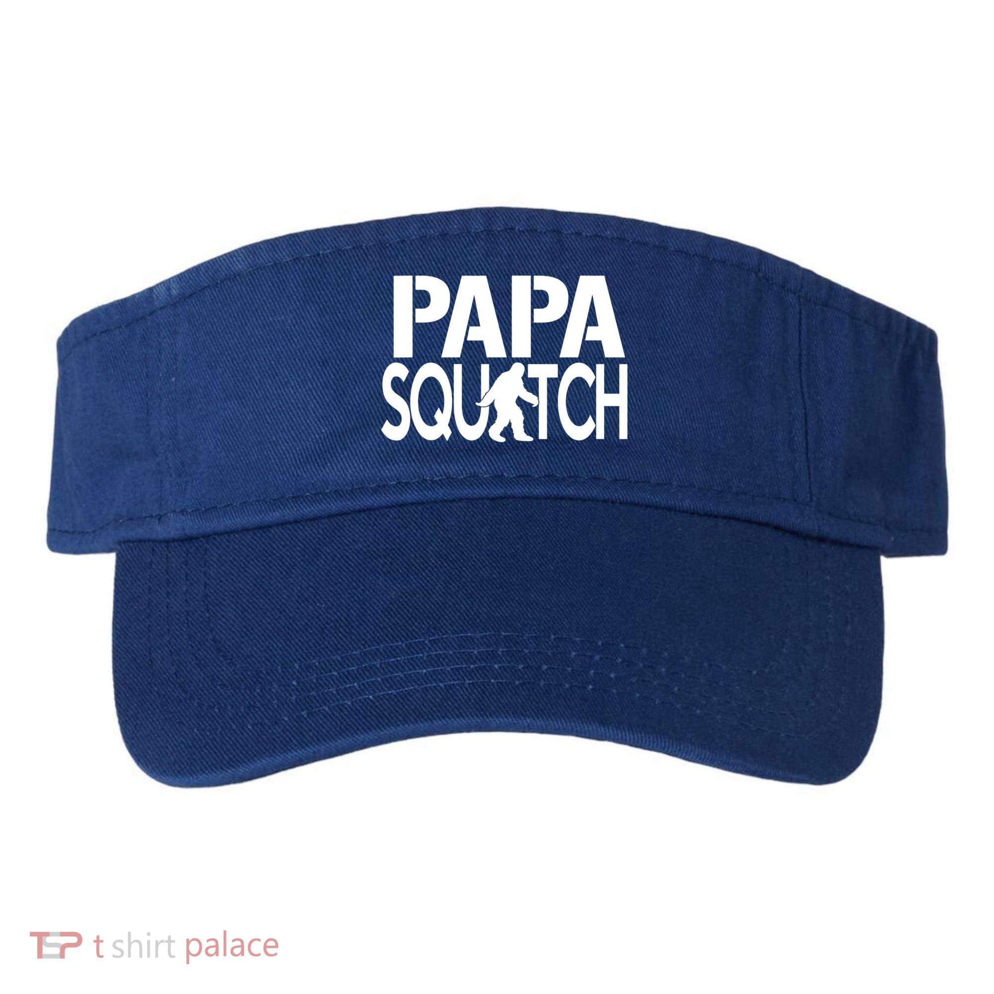 Papa Squatch For Dad Sasquatch Bigfoot Gift Visor