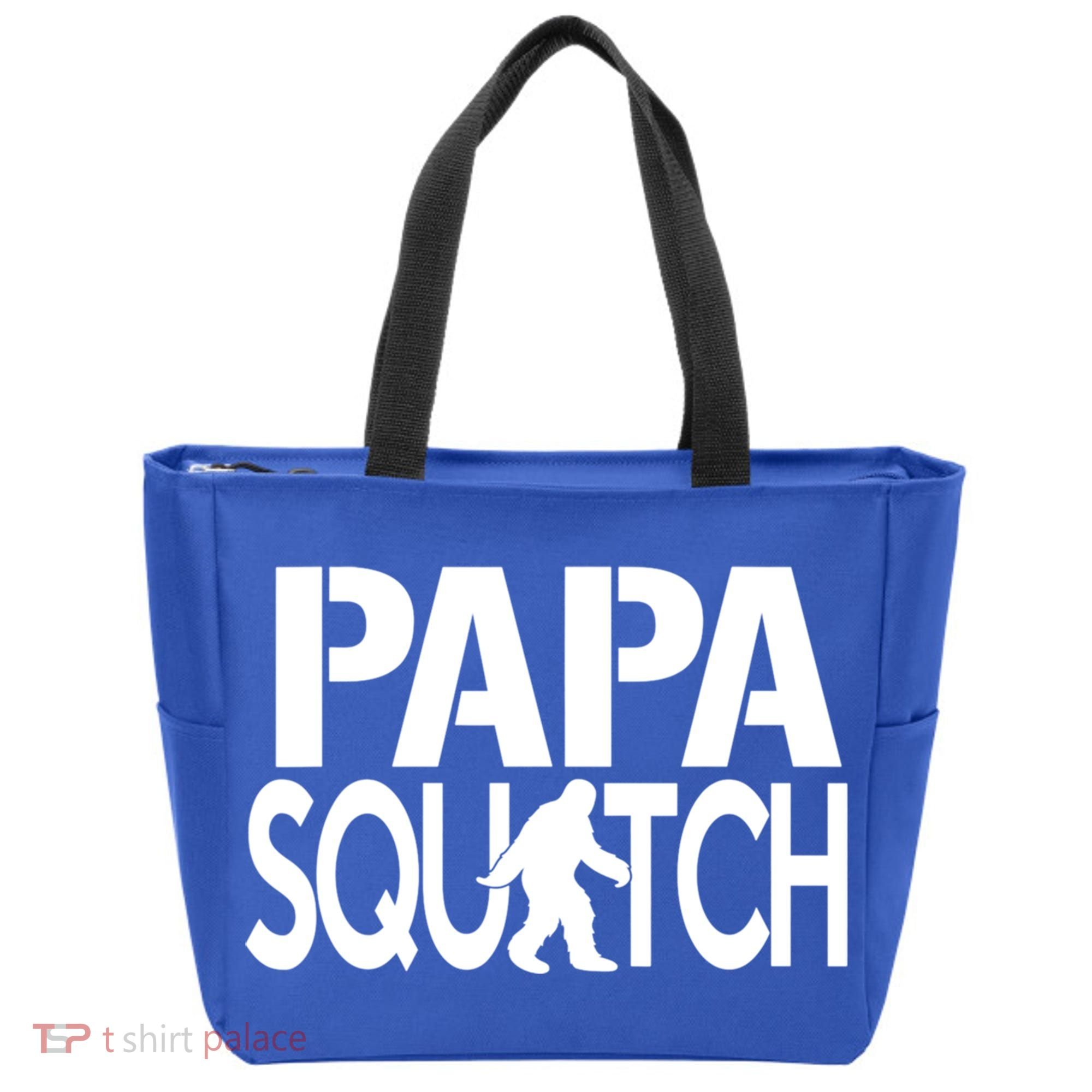 Papa Squatch For Dad Sasquatch Bigfoot Gift Tote Bag
