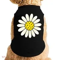 Pickleball Sun Flower Daisy Doggie Tank thumb 0