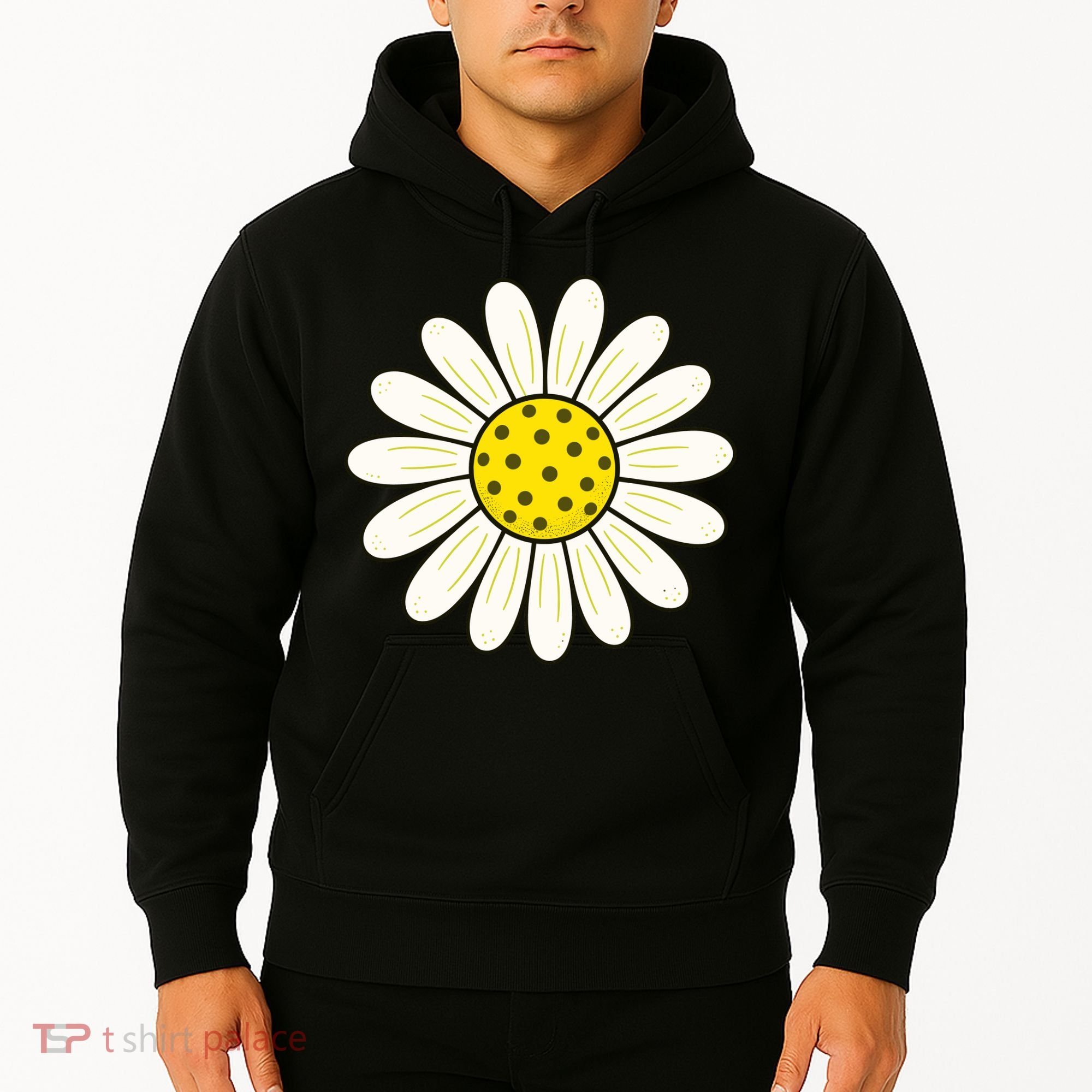 Pickleball Sun Flower Daisy Hoodie