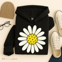 Pickleball Sun Flower Daisy Hoodie thumb 4