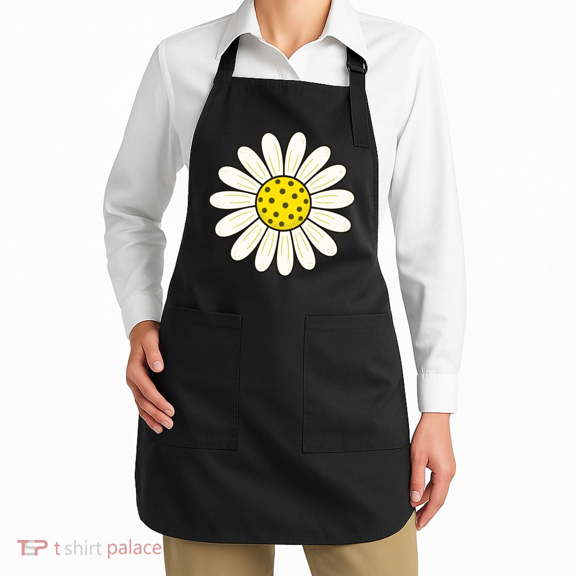Pickleball Sun Flower Daisy Apron