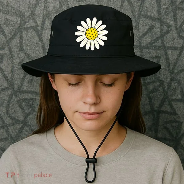Pickleball Sun Flower Daisy Bucket Hat